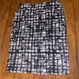 Yumiday black and white pencil skirt woman’s size XL NWT
